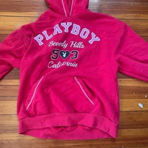 Pacsun Red Playboy Hoodie